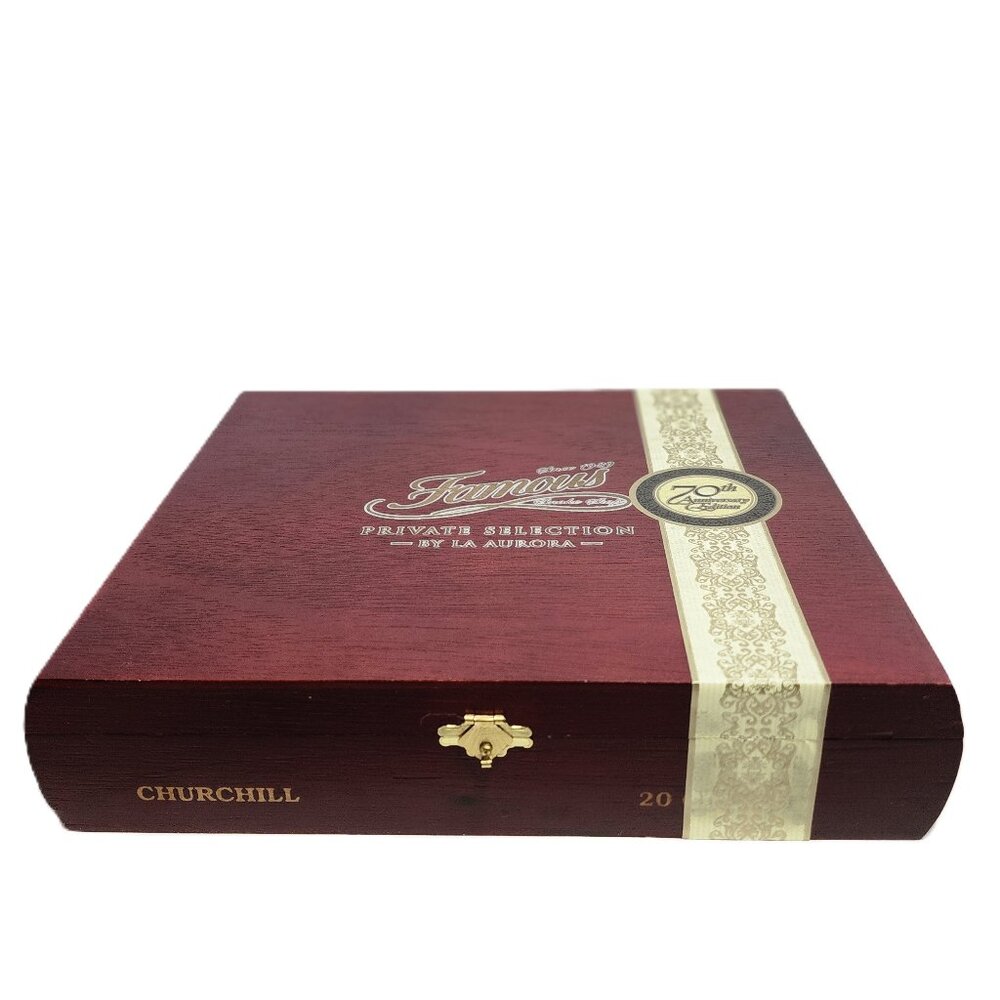 RARE Collectible Famous Private Selection 70th Anniv Edition La Aurora Cigar Box
